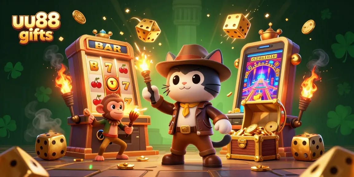 Experience excitement with uu88 gifts as a cat archaeologist discovers golden casino artifacts.